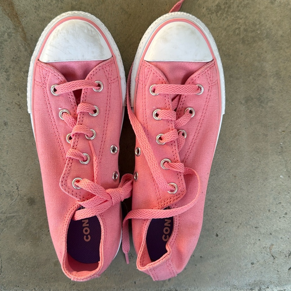 Youth Converse, pink/purple